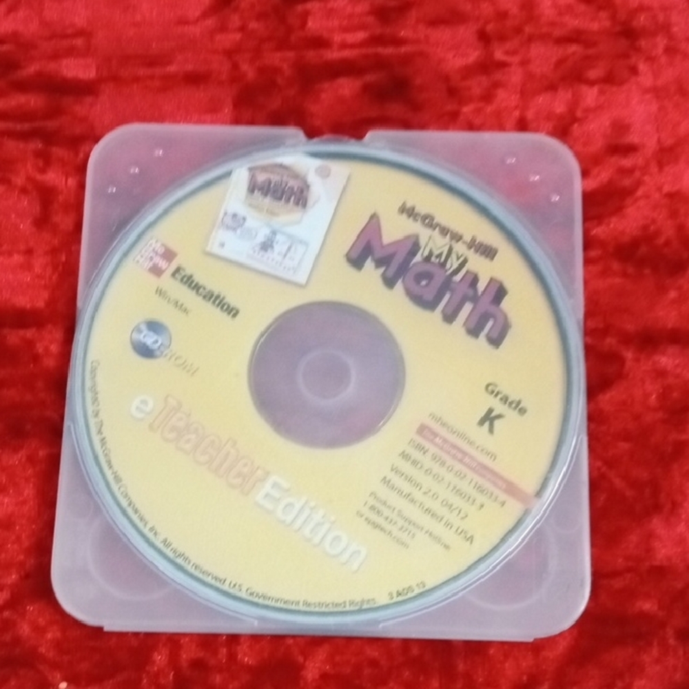 McGraw-Hill My Math eTeacher Edition CD